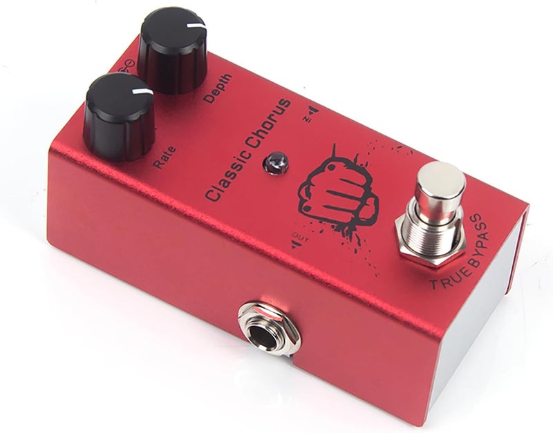 IOppWin Classic Chorus Guitar Effects Pedal - Crisp 12-String Tone, True Bypass, Aluminum Body, DC 9V Power (Adapter Not Included) - Image 1